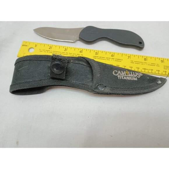 Camillus Fixed Blade Knife Titanium With Sheath 7.5” Long - Picture 5 of 6